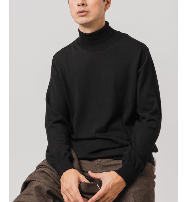 EDIFICE「14ゲージ ウール タートルネックニット」|ニット・セーター|