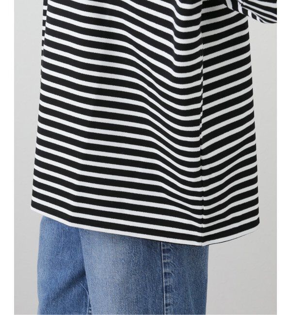 journal standard luxe「ラメボーダー クルーネックBigプルオーバー」|Tシャツ・カットソー|