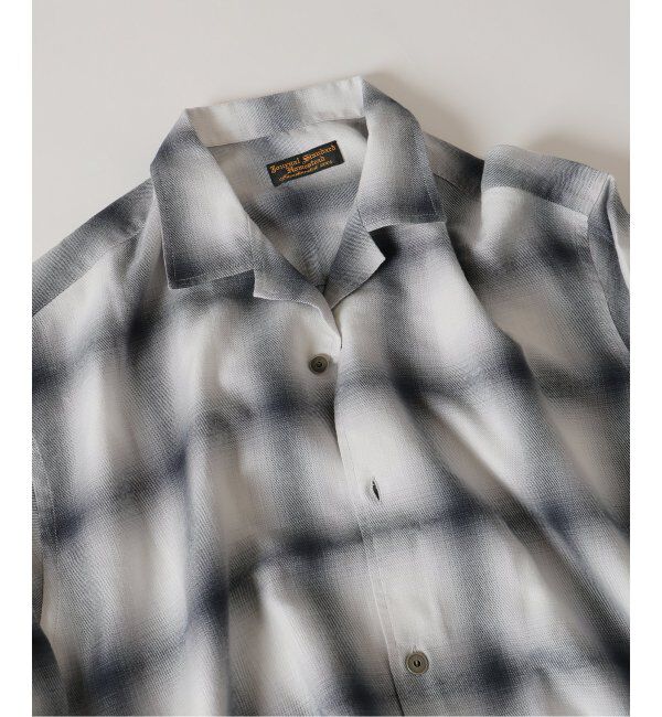 J.S.Homestead「J.S.Homestead / リラックス オンブレ オープン カラー シャツ」|シャツ・ブラウス|