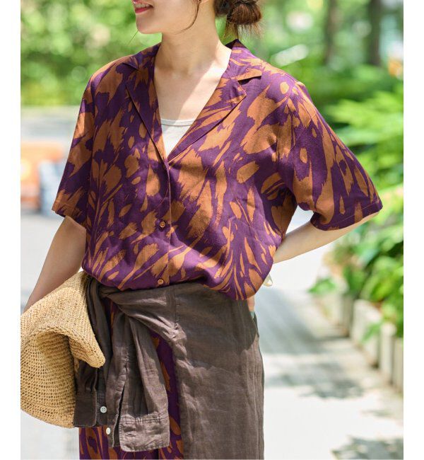 JOURNAL STANDARD relume「【BILA77/ヴィーラセブンティセブン】REVELLO TOP：シャツ」|シャツ・ブラウス|パープル