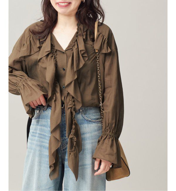 journal standard L'essage「80ボイルフリルシャツ」|シャツ・ブラウス|