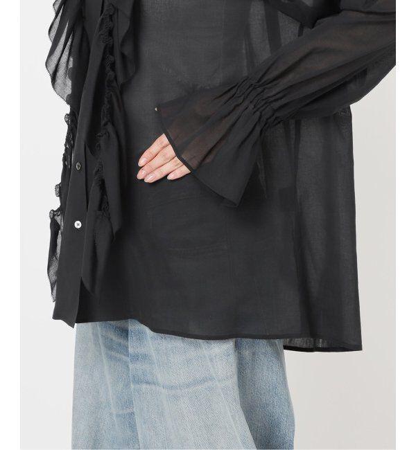 journal standard L'essage「80ボイルフリルシャツ」|シャツ・ブラウス|