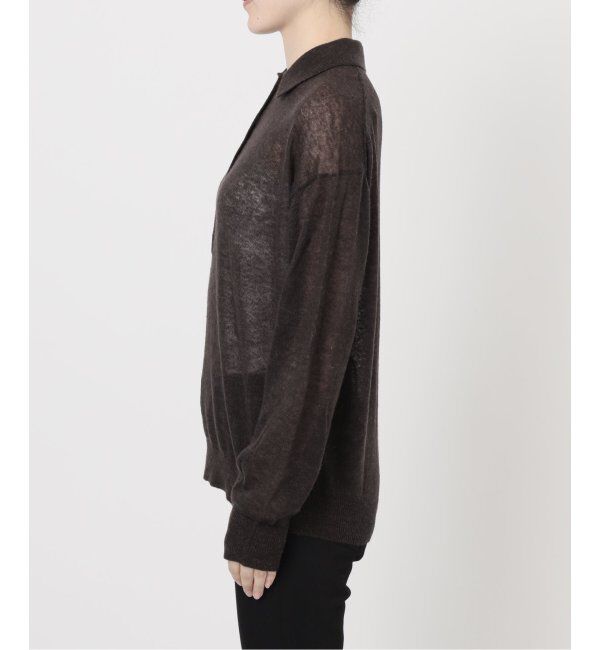 JOURNAL STANDARD「シアーアルパカMIXニットポロ シャツ」|ニット・セーター|