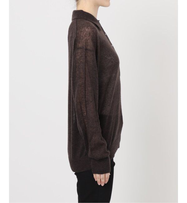 JOURNAL STANDARD「シアーアルパカMIXニットポロ シャツ」|ニット・セーター|