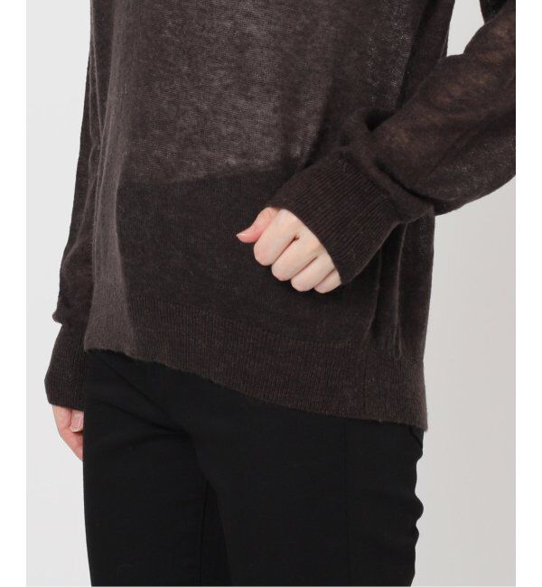 JOURNAL STANDARD「シアーアルパカMIXニットポロ シャツ」|ニット・セーター|