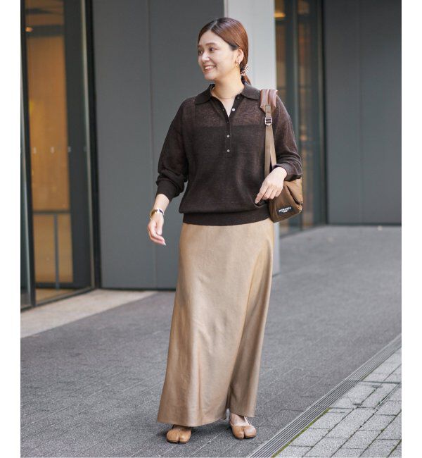 JOURNAL STANDARD「シアーアルパカMIXニットポロ シャツ」|ニット・セーター|