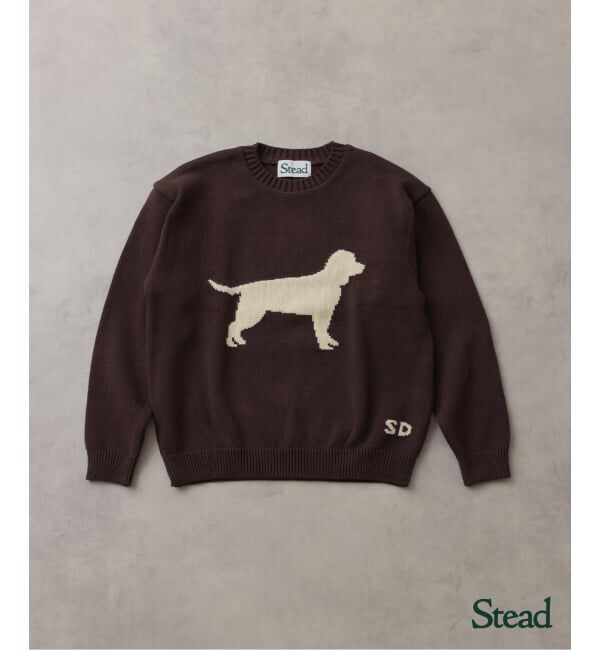 J.S.Homestead「Stead / ホビー インターシャ ニット」|ニット・セーター|ブラウン