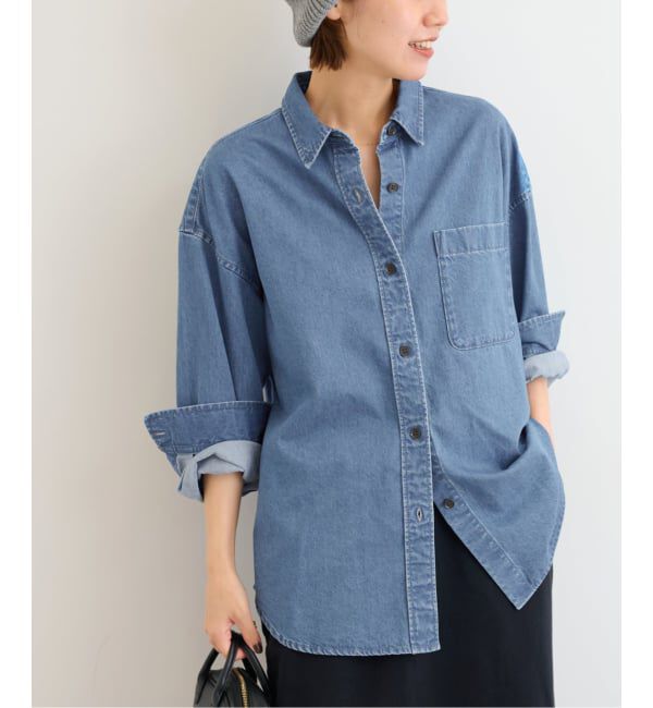 JOURNAL STANDARD relume「DENIMオーバーサイズシャツ」|シャツ・ブラウス|ブルー A