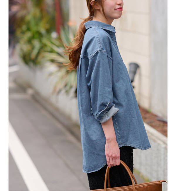 JOURNAL STANDARD relume「DENIMオーバーサイズシャツ」|シャツ・ブラウス|