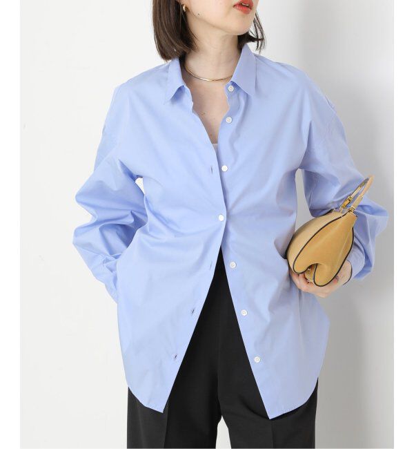 journal standard L'essage「CPムジ/ストライプデザインシャツ」|シャツ・ブラウス|ブルー