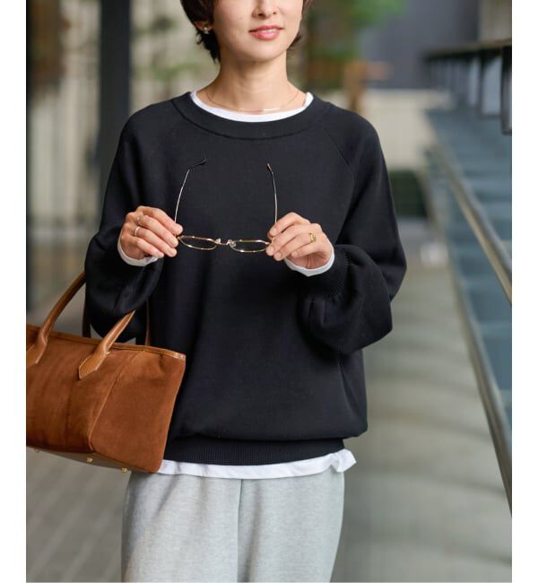 JOURNAL STANDARD relume「《WEB限定》スウェットライクベーシックニット」|ニット・セーター|