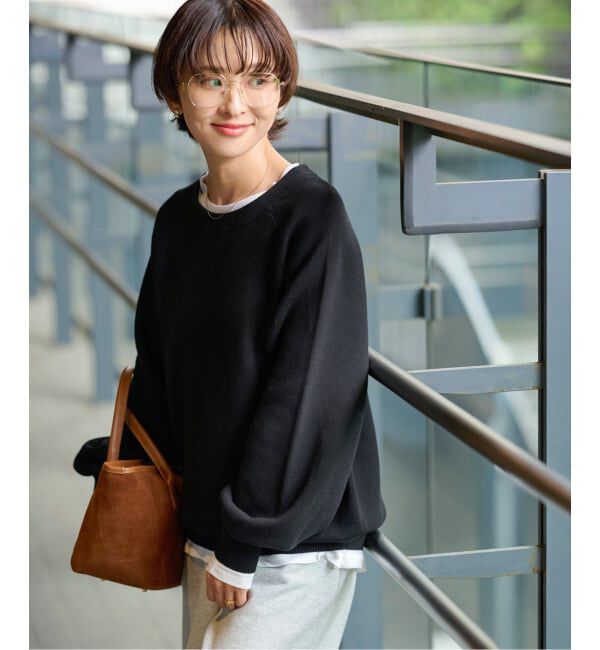 JOURNAL STANDARD relume「《WEB限定》スウェットライクベーシックニット」|ニット・セーター|