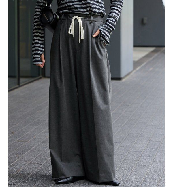 JOURNAL STANDARD「ソモウライクイージースラックス」|スラックス|グレー