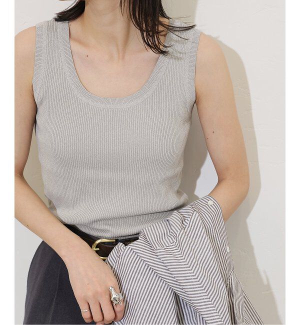 JOURNAL STANDARD「《追加4》Uネックニットタンク」|タンクトップ|グレー