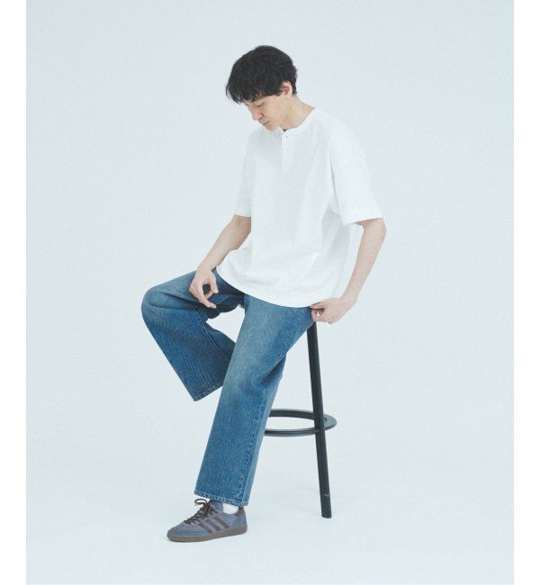 JOURNAL STANDARD「Healthknit / ヘルスニット 別注 ヘンリー ネック Tシャツ」|Tシャツ・カットソー|