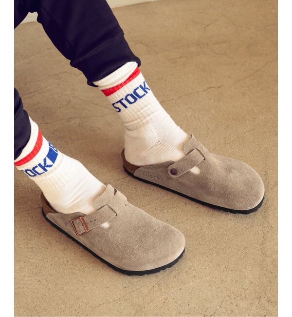 JOURNAL STANDARD relume「《追加》【BIRKENSTOCK/ビルケンシュトック】BOSTON TAUPE SUEDE：サンダル」|サンダル|