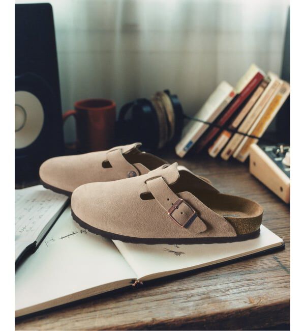 JOURNAL STANDARD relume「《追加》【BIRKENSTOCK/ビルケンシュトック】BOSTON TAUPE SUEDE：サンダル」|サンダル|