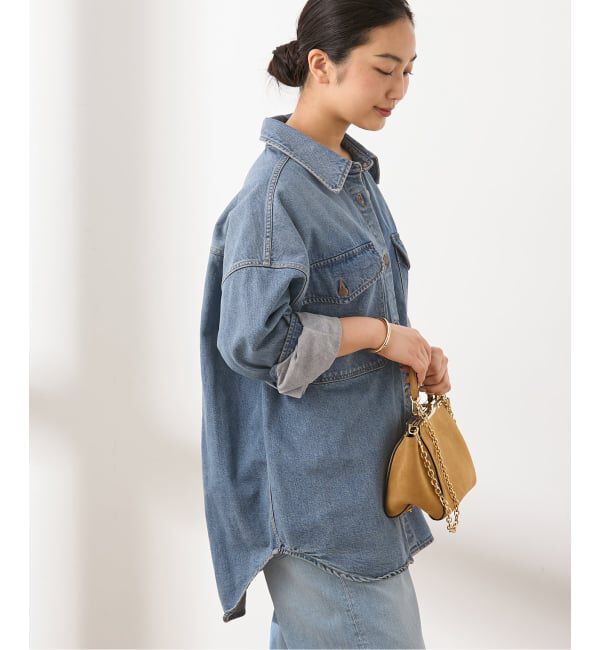 journal standard L'essage「オーバーサイズデニムシャツ」|シャツ・ブラウス|