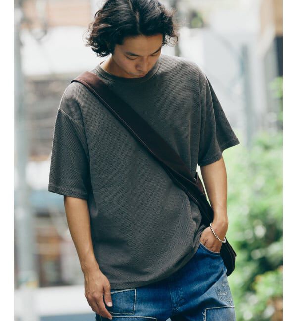 JOURNAL STANDARD relume「バックピケ シングルステッチ Tシャツ」|Tシャツ・カットソー|