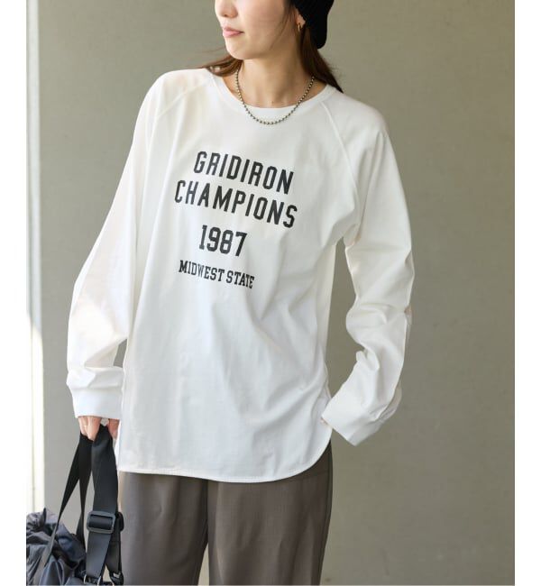 JOURNAL STANDARD relume「ラグランスリーブカレッジロングスリーブTEE」|Tシャツ・カットソー|