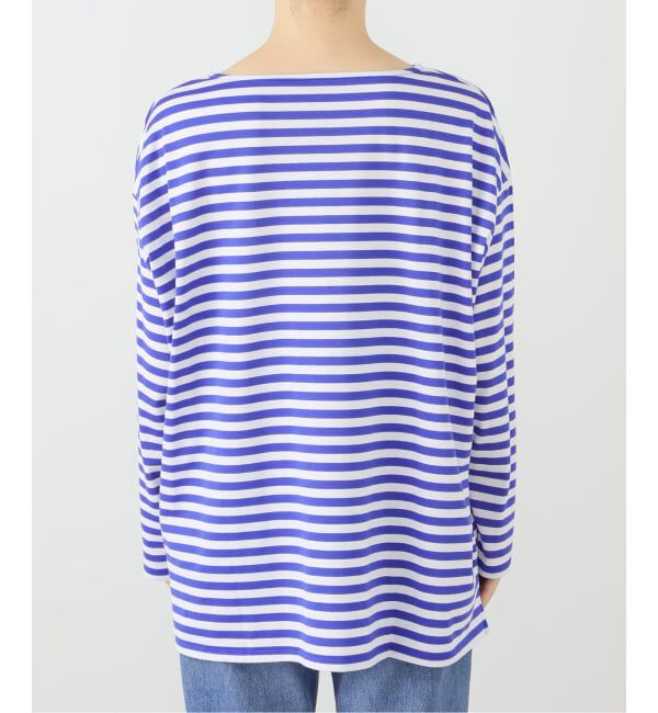 journal standard luxe「コットンボーダー ボートネックプルオーバー」|Tシャツ・カットソー|