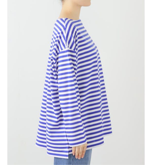 journal standard luxe「コットンボーダー ボートネックプルオーバー」|Tシャツ・カットソー|