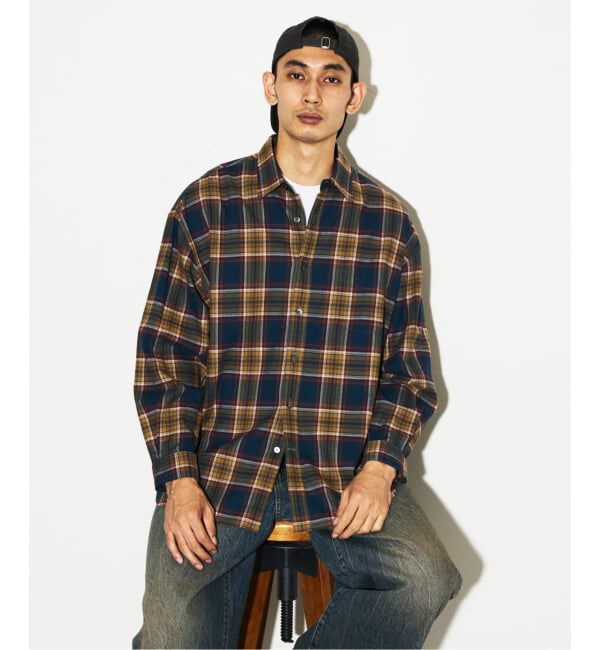 JOURNAL STANDARD「STILL AUTHENTIC / スティルオーセンティック ネル レギュラーカラーシャツ」|シャツ・ブラウス|