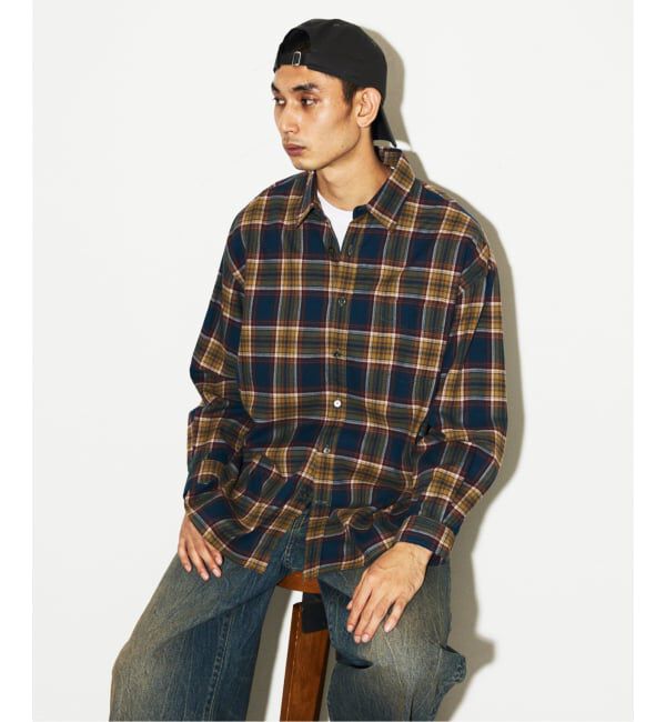 JOURNAL STANDARD「STILL AUTHENTIC / スティルオーセンティック ネル レギュラーカラーシャツ」|シャツ・ブラウス|