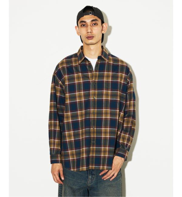 JOURNAL STANDARD「STILL AUTHENTIC / スティルオーセンティック ネル レギュラーカラーシャツ」|シャツ・ブラウス|