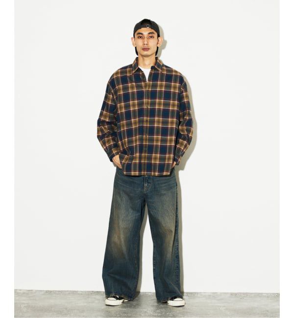 JOURNAL STANDARD「STILL AUTHENTIC / スティルオーセンティック ネル レギュラーカラーシャツ」|シャツ・ブラウス|