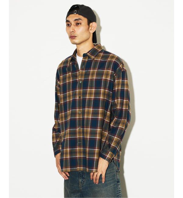 JOURNAL STANDARD「STILL AUTHENTIC / スティルオーセンティック ネル レギュラーカラーシャツ」|シャツ・ブラウス|