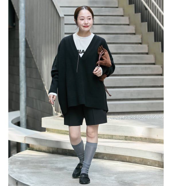 JOURNAL STANDARD「《追加2》MUSIC DEEP V ルーズプルオーバー」|ニット・セーター|