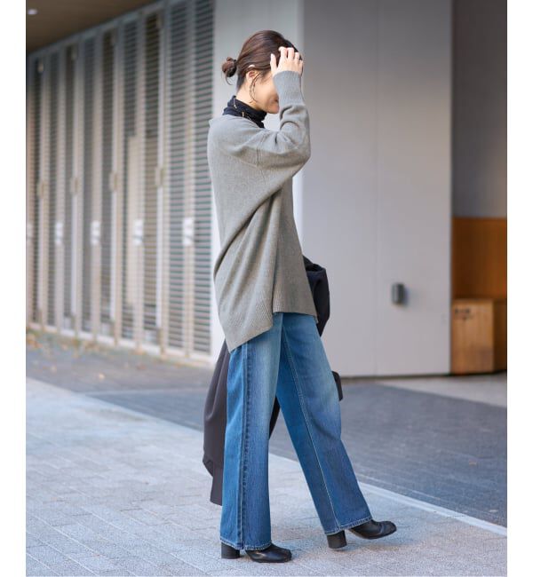 JOURNAL STANDARD「《追加2》MUSIC DEEP V ルーズプルオーバー」|ニット・セーター|