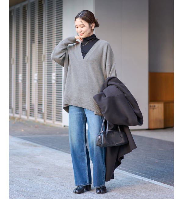 JOURNAL STANDARD「《追加2》MUSIC DEEP V ルーズプルオーバー」|ニット・セーター|