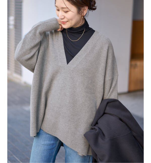 JOURNAL STANDARD「《追加2》MUSIC DEEP V ルーズプルオーバー」|ニット・セーター|