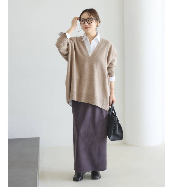 JOURNAL STANDARD「《追加2》MUSIC DEEP V ルーズプルオーバー」|ニット・セーター|