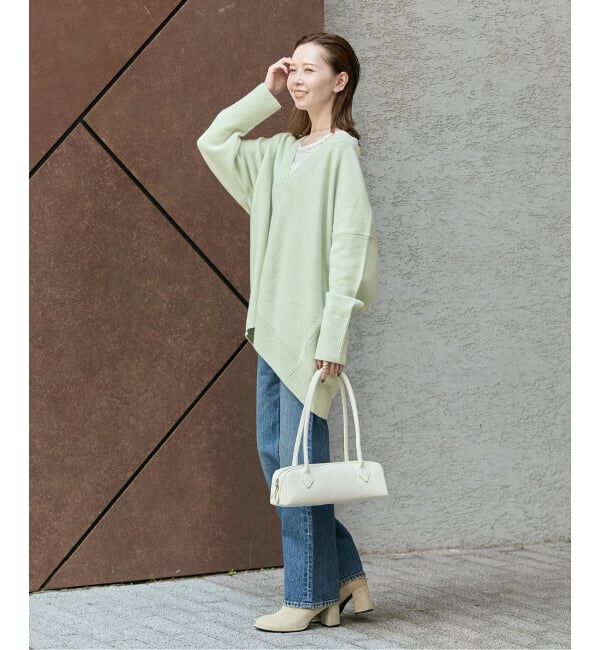 JOURNAL STANDARD「《追加2》MUSIC DEEP V ルーズプルオーバー」|ニット・セーター|