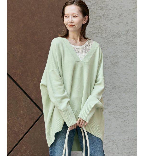 JOURNAL STANDARD「《追加2》MUSIC DEEP V ルーズプルオーバー」|ニット・セーター|