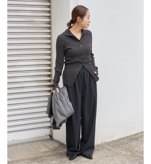 JOURNAL STANDARD「《追加2》ウールライクストレッチワイドパンツ」|その他|