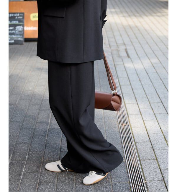 JOURNAL STANDARD「《追加2》ウールライクストレッチワイドパンツ」|その他|