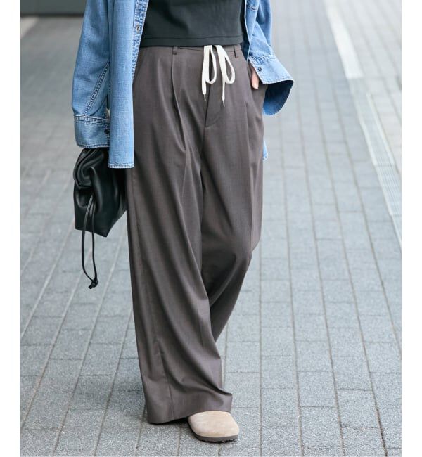 JOURNAL STANDARD「ソモウライクツイルイージースラックス」|スラックス|グレー