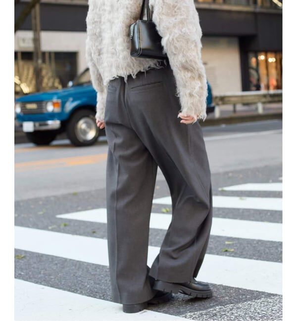 JOURNAL STANDARD「《追加3》ウールライクストレッチスラックス」|スラックス|