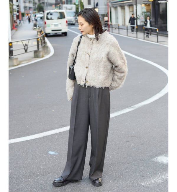 JOURNAL STANDARD「《追加3》ウールライクストレッチスラックス」|スラックス|