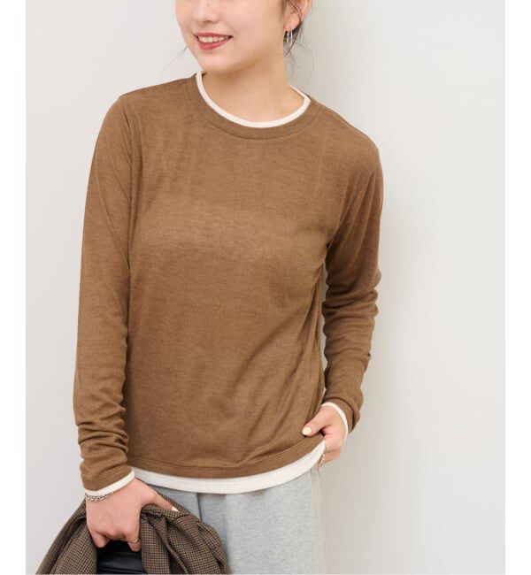 JOURNAL STANDARD relume「《追加》フェイクレイヤードロングスリーブTEE」|Tシャツ・カットソー|