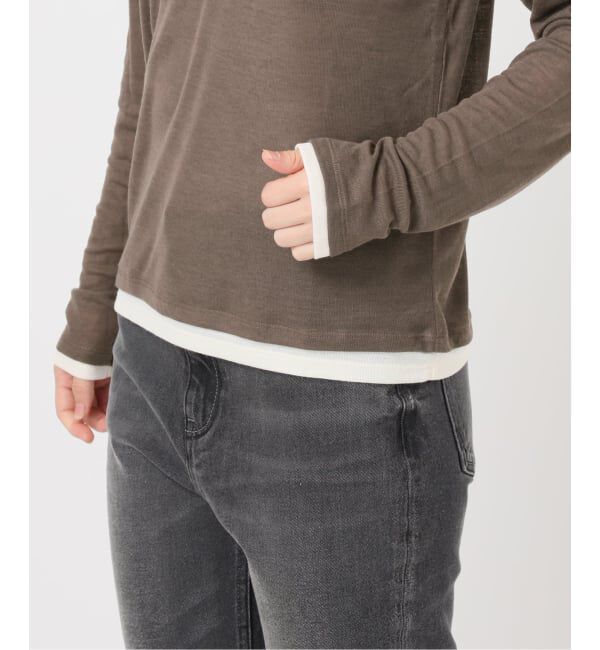 JOURNAL STANDARD relume「《追加》フェイクレイヤードロングスリーブTEE」|Tシャツ・カットソー|