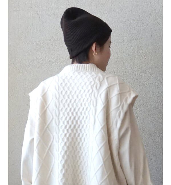 journal standard luxe「【ARMEN】WOOL/CASHMERE 1*1 RIB STITCH WATCH」|ニット帽|
