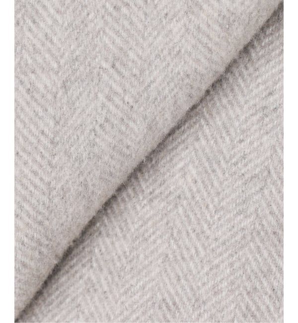 JOURNAL STANDARD「MANTECO ヘリンボン フレアバルカラーコート」|ステンカラーコート|