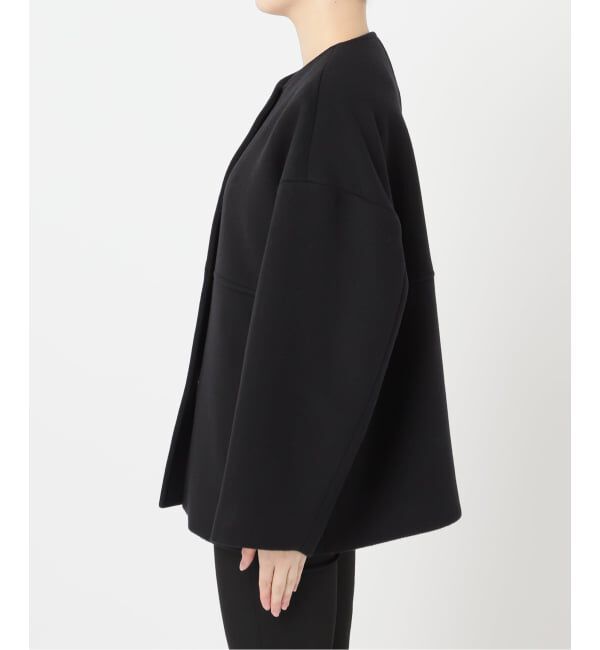 JOURNAL STANDARD「《追加5》スーパー140ビーバーノーカラーショートコート」|ノーカラーコート|