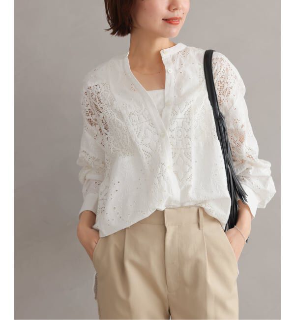 JOURNAL STANDARD relume「《追加 / 新色》パッチワークレースシャツ」|シャツ・ブラウス|