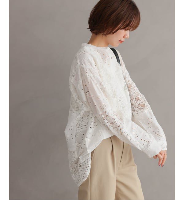 JOURNAL STANDARD relume「《追加 / 新色》パッチワークレースシャツ」|シャツ・ブラウス|